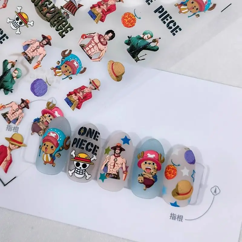 Nail Art Zoro One Piece - One Piece nuevo dibujos animados Luffy