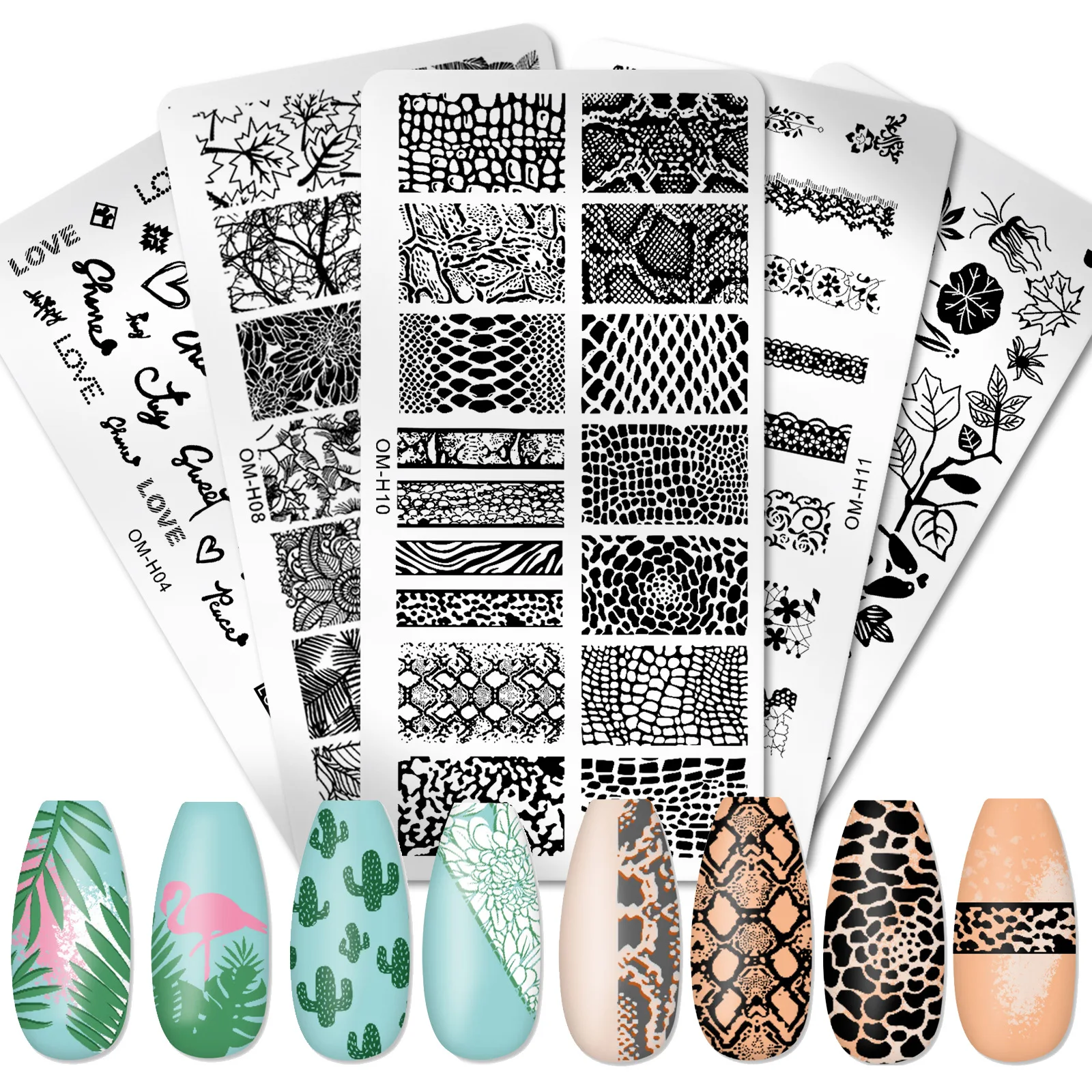 Nail Art Foto - Plantillas Nail Art para decoración de
