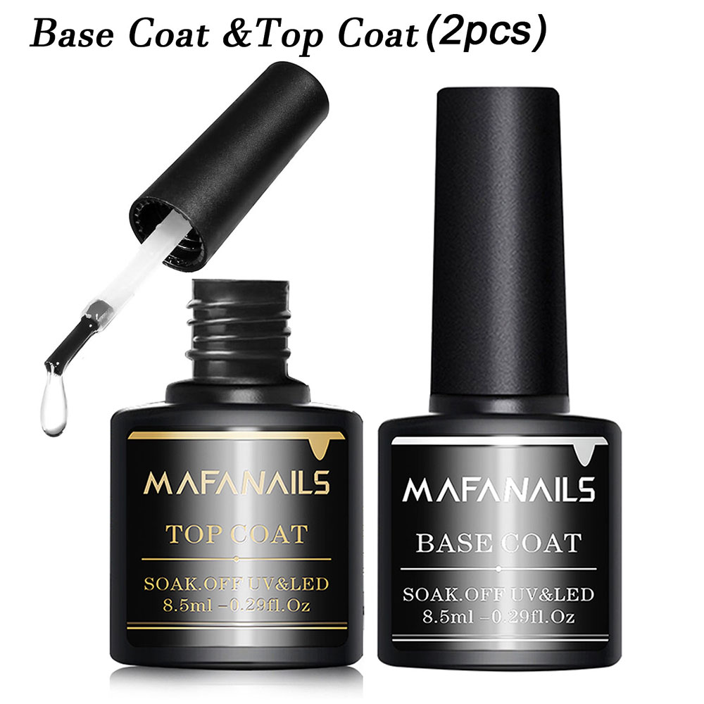 Gel Top Coat - Set de 2 Capas de Gel