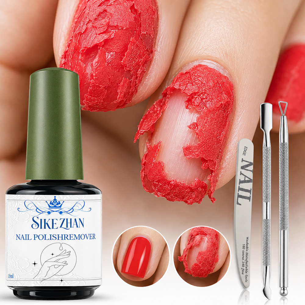Gel Top Coat - SIKEZHAN Removedor Rápido de Gel Mágico,