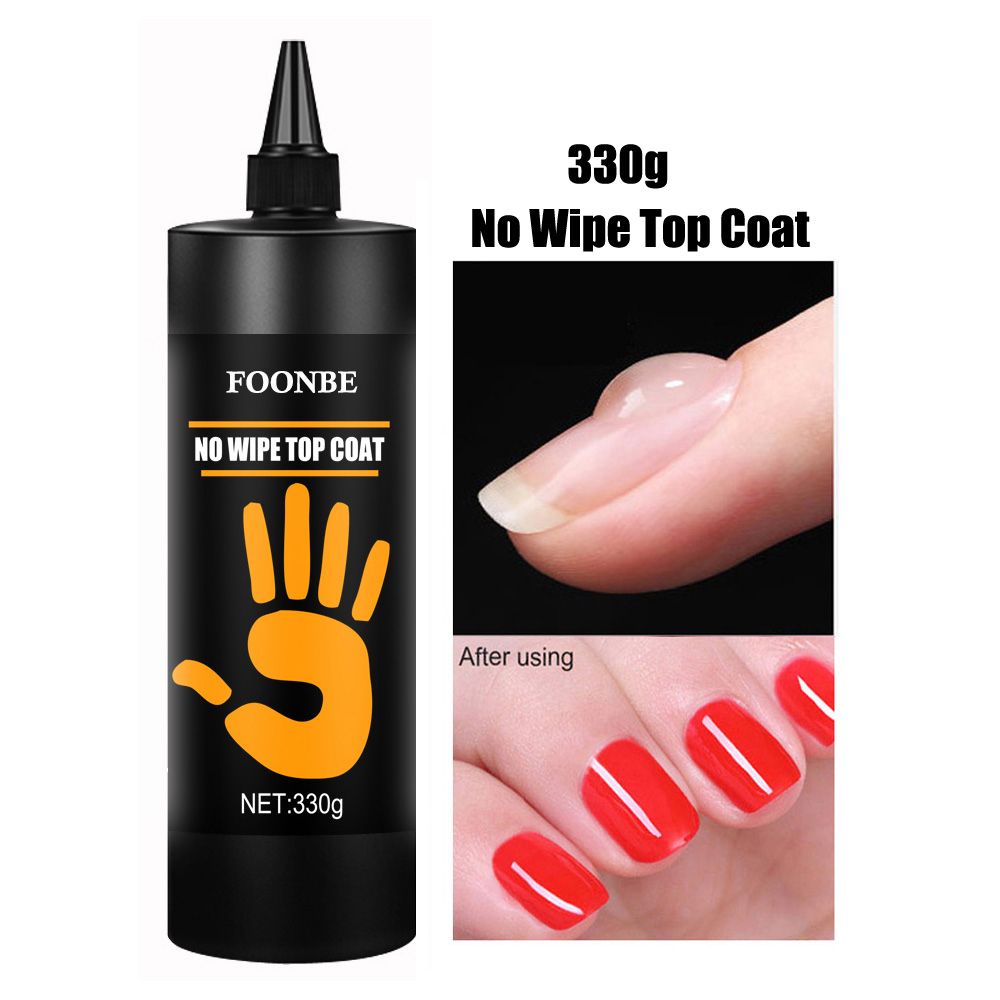 Gel Top Coat - Foonbe 330g Super Top Coat esmalte