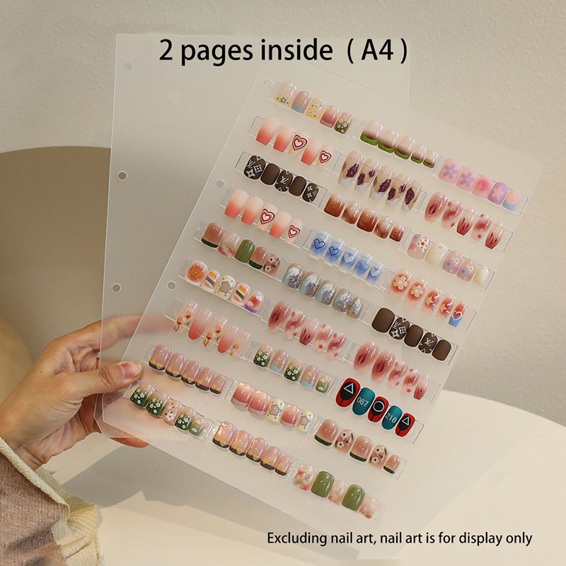 Nail Art Foto - Álbum de Almacenamiento para Piezas de