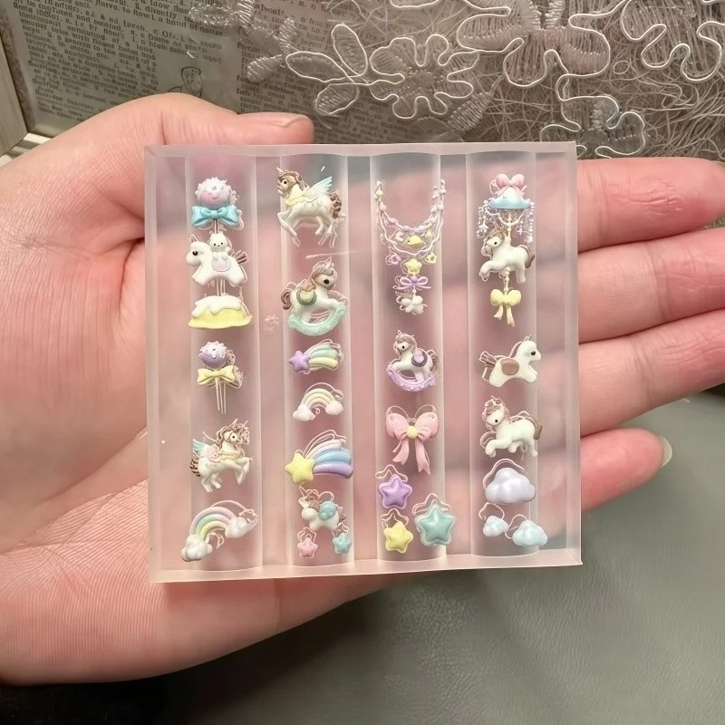 Molde de silicona transparente - Nail Art Rainbow reseña y precio