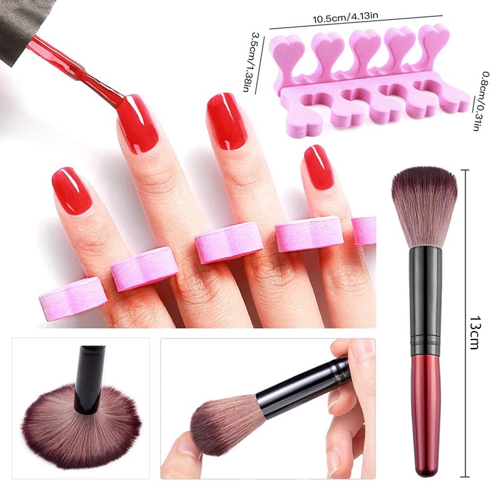 Separadores de dedos para mani - Nail Art Pinterest reseña y precio