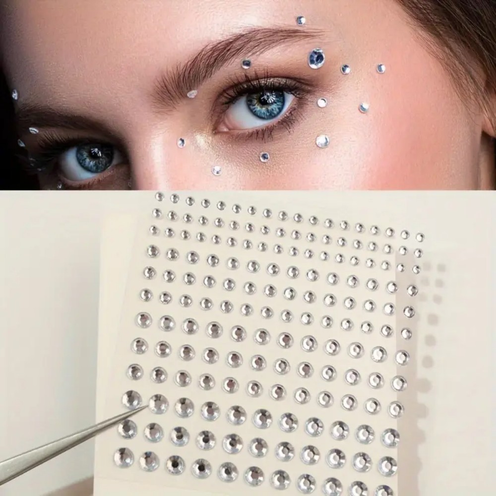 165 pegatinas autoadhesivas de - Rhinestone Nail Gem reseña y precio