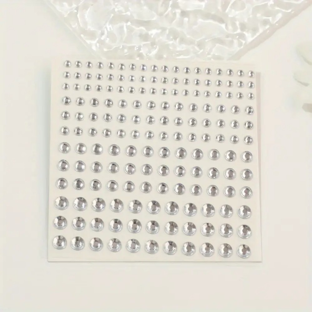 165 pegatinas autoadhesivas de - Rhinestone Nail Gem reseña y precio