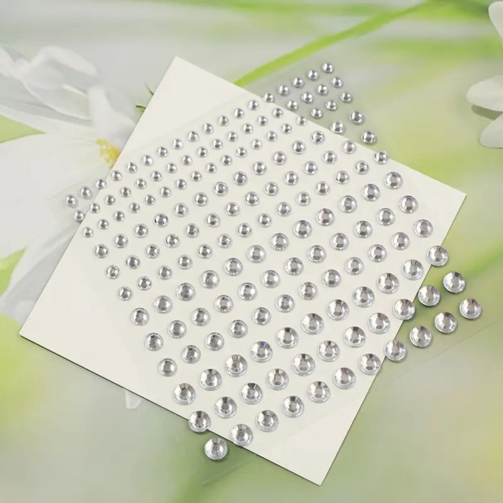 165 pegatinas autoadhesivas de - Rhinestone Nail Gem reseña y precio