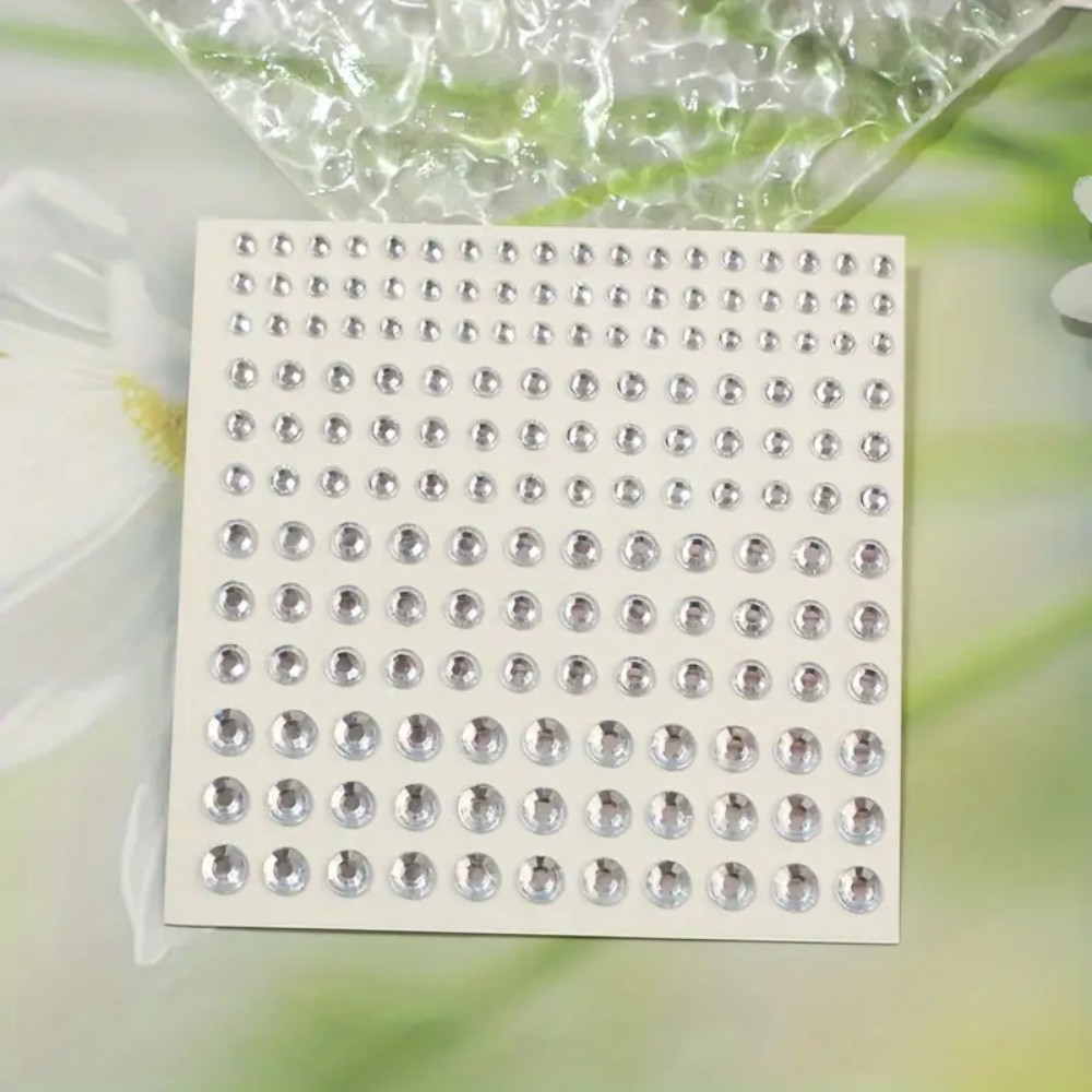 165 pegatinas autoadhesivas de - Rhinestone Nail Gem reseña y precio