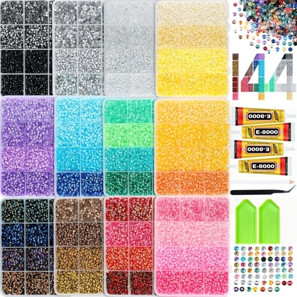 Kit de Diamantes de Imitación  - Rhinestone Nail Gem reseña y precio