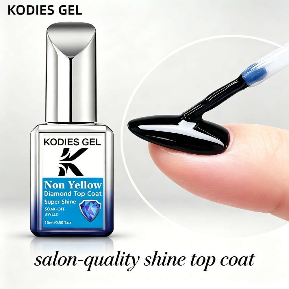 KODIES GEL - Esmalte de Uñas e - Gel Top Coat reseña y precio