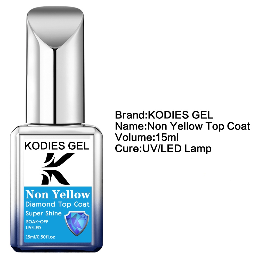KODIES GEL - Esmalte de Uñas e - Gel Top Coat reseña y precio