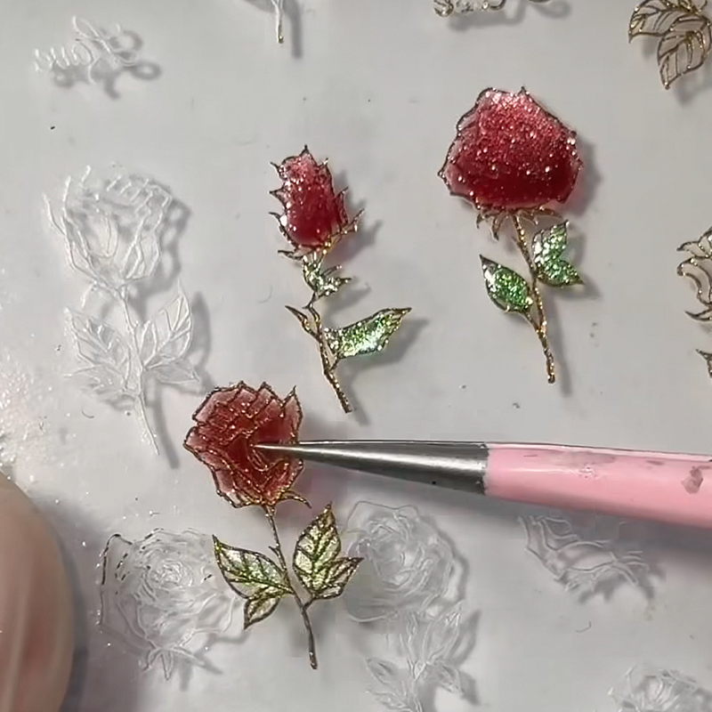 Rosa mariposa suéter copo de n - Nail Art Foto reseña y precio