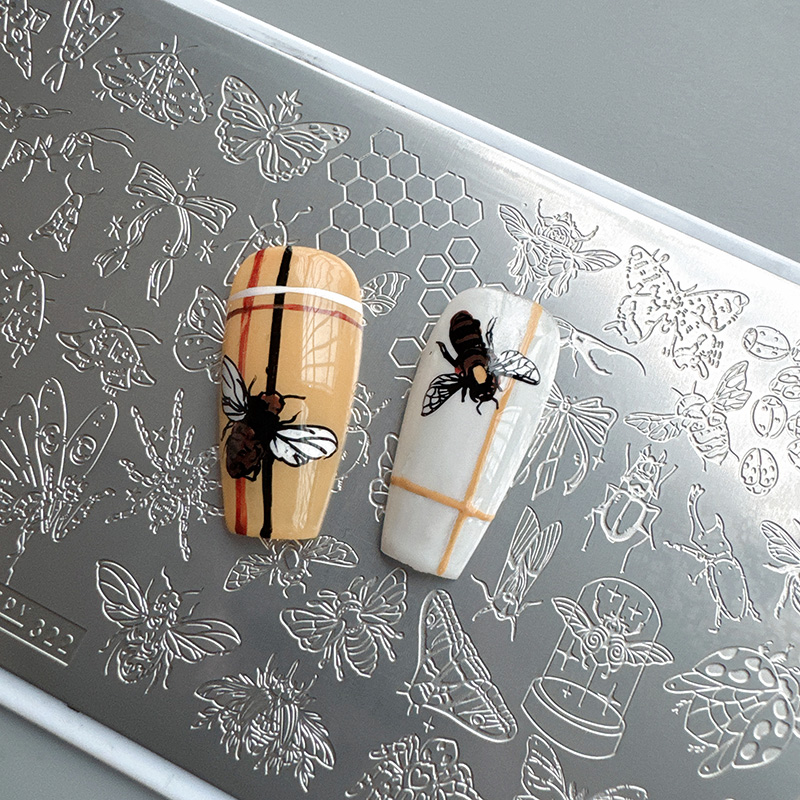 XMQ NAIL ART PLATAS DE STAMPIN - Nail Art Foto reseña y precio