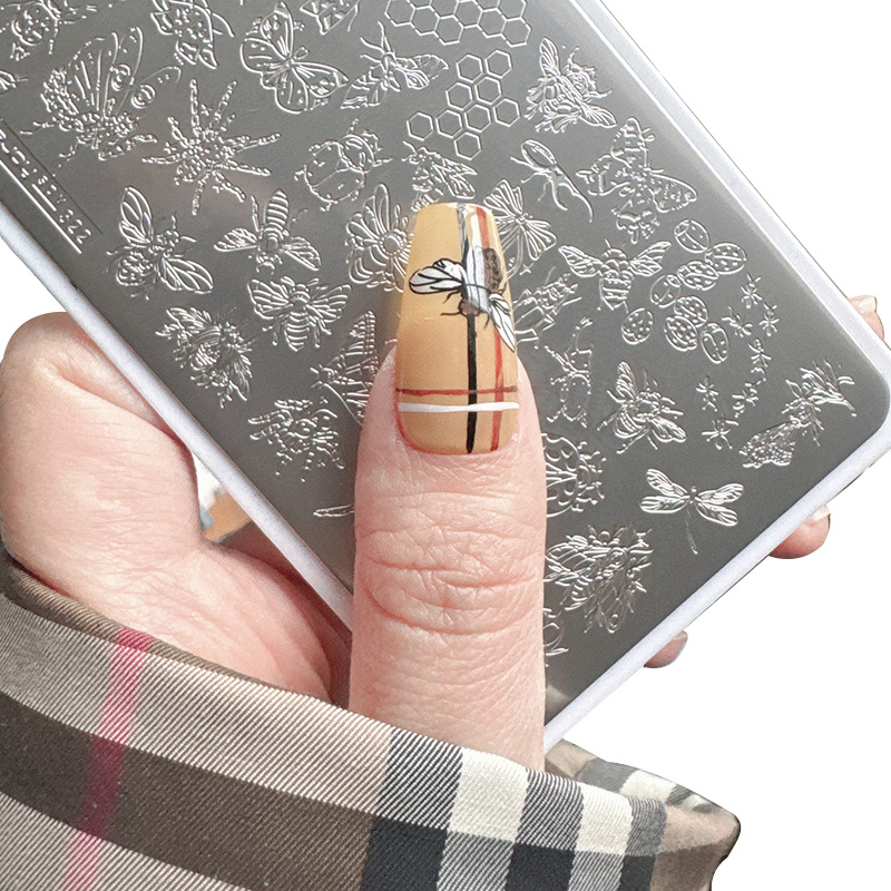 XMQ NAIL ART PLATAS DE STAMPIN - Nail Art Foto reseña y precio
