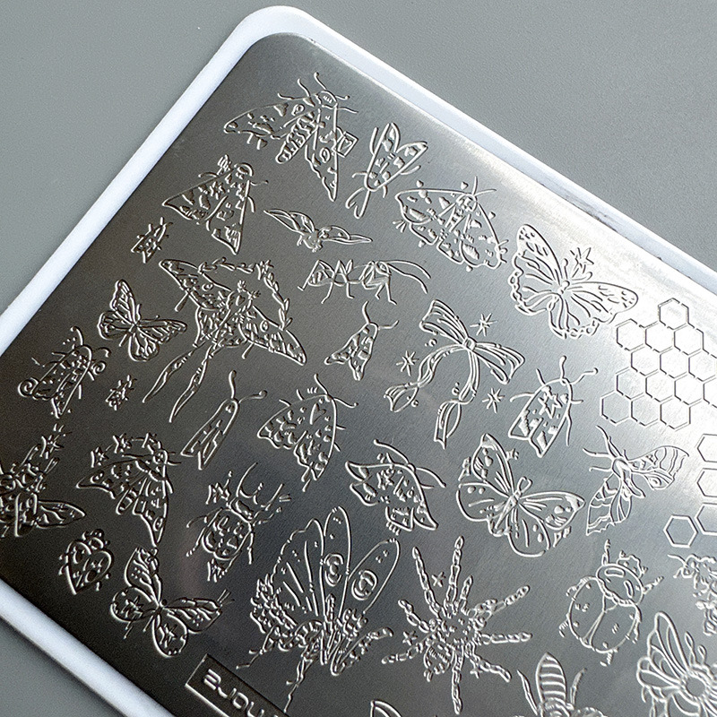 XMQ NAIL ART PLATAS DE STAMPIN - Nail Art Foto reseña y precio