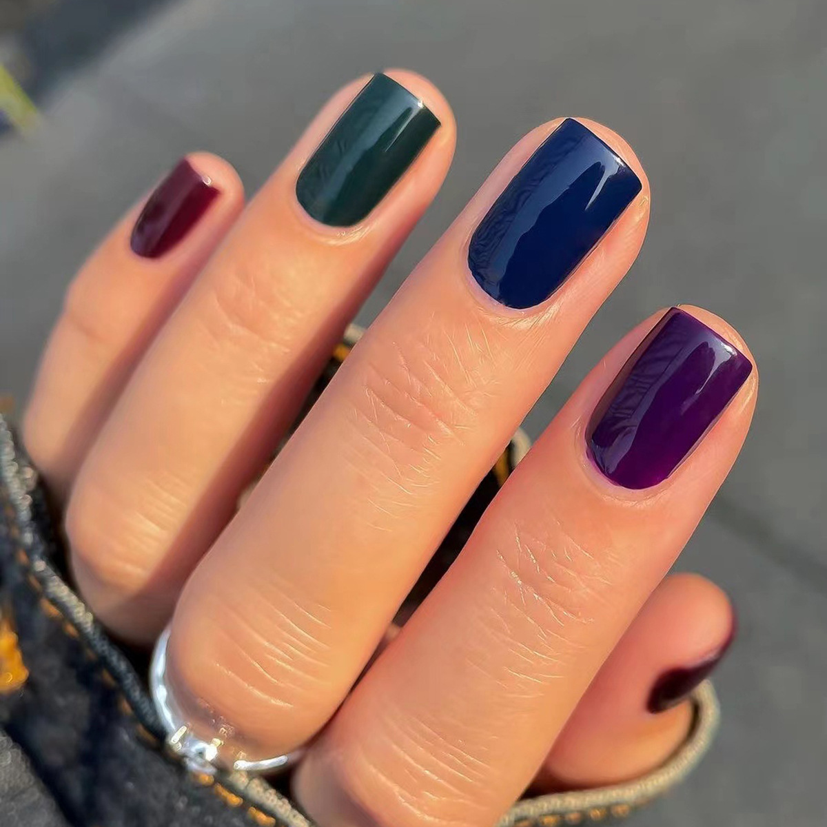 24 Uñas Postizas Color Vino Ti - Nail Art Red Wine reseña y precio