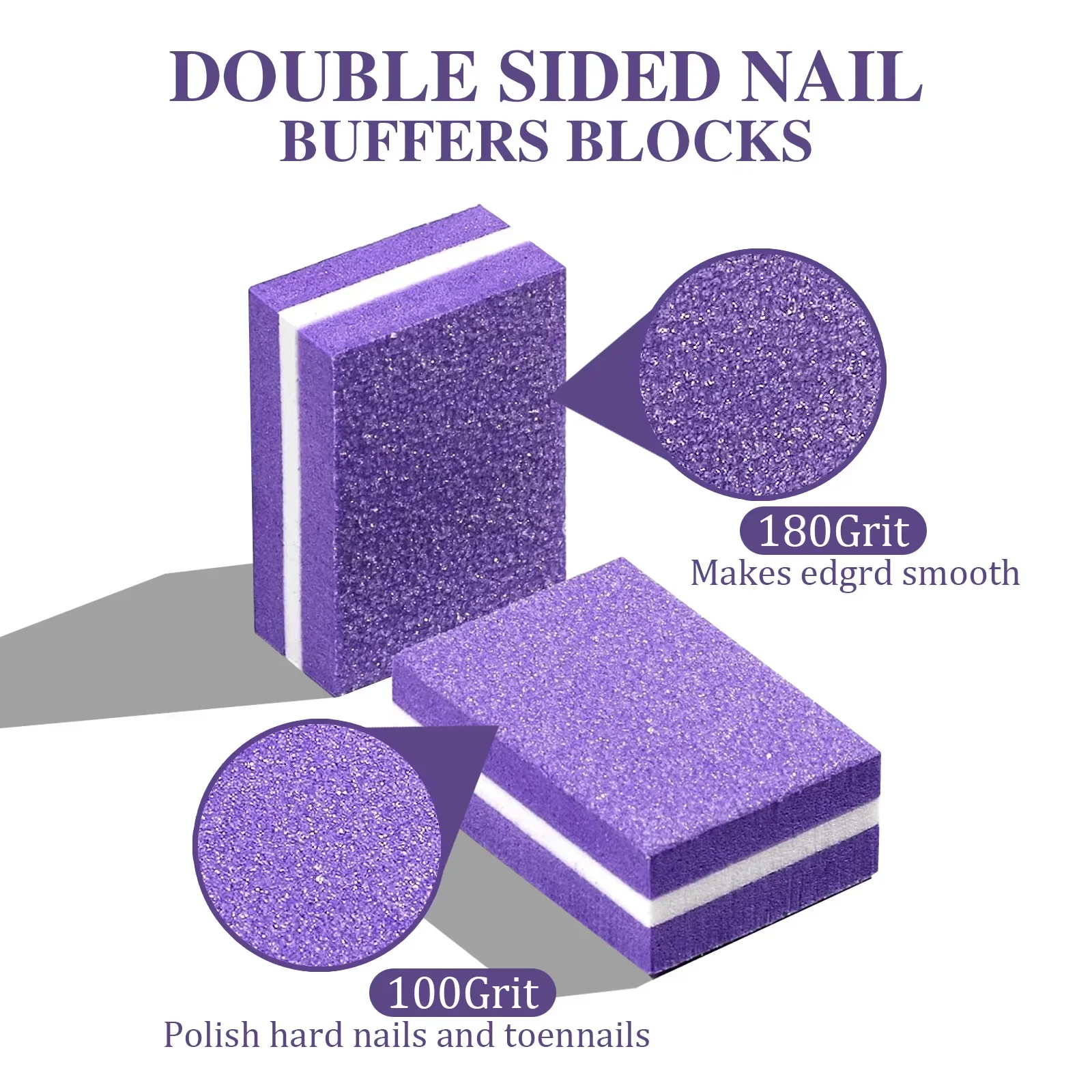 50/20/10 Mini bloques de lima  - Nail Art Pinterest reseña y precio