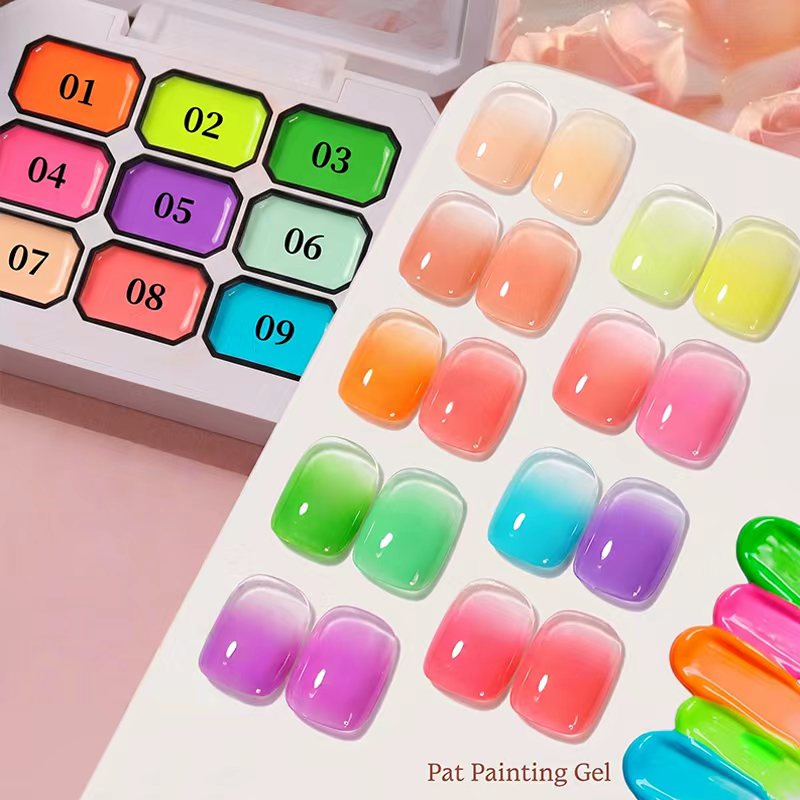 Set de Gel de Uñas Neon de Nue - Nail Art Rainbow reseña y precio