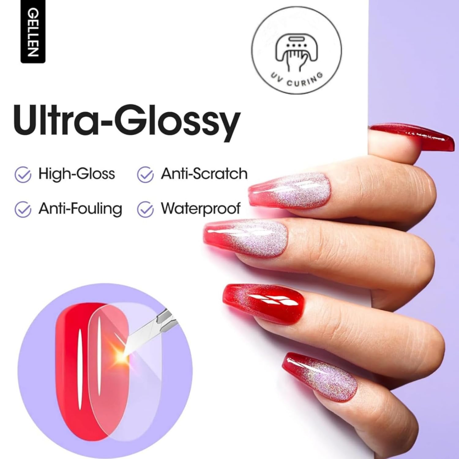 GELEN-abrigo superior de Gel p - Gel Top Coat reseña y precio