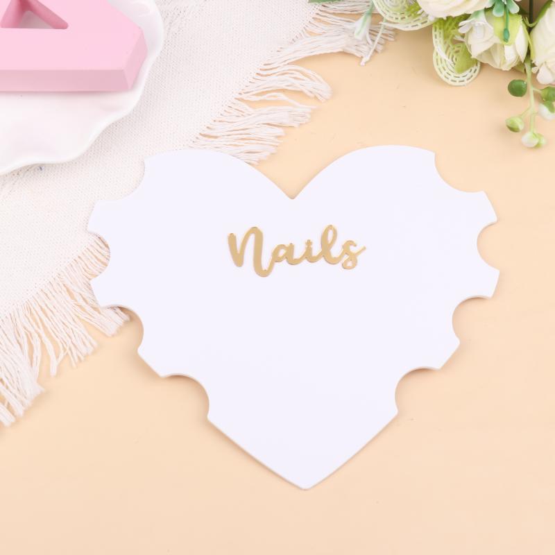 1 pieza en forma de corazón ac - Nail Art Foto reseña y precio