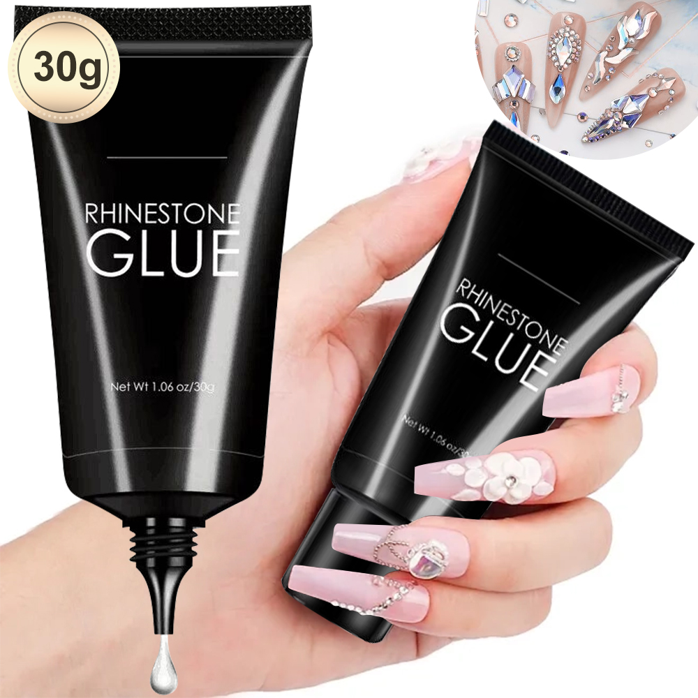 Pegamento de diamantes de imit - Rhinestone Nail Gem reseña y precio
