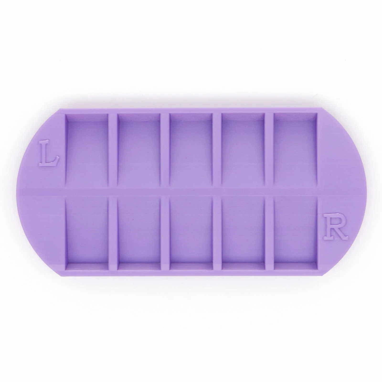 Bandeja organizadora de puntas - Nail Art Kaki reseña y precio