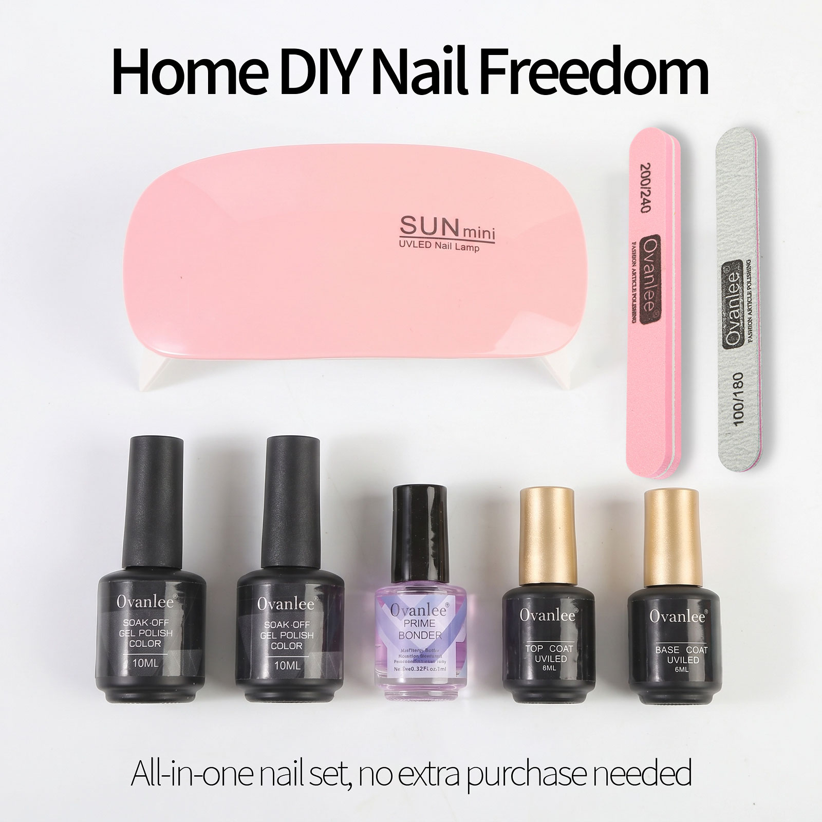 Kit de Esmalte de Uñas en Gel  - Gel Top Coat reseña y precio