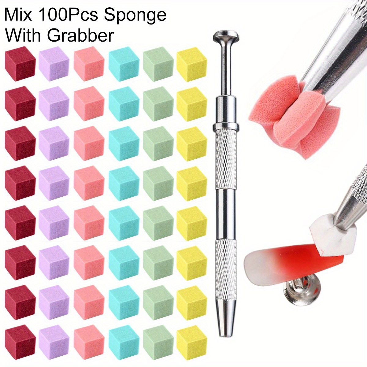 Juego de esponjas cuadradas pa - Nail Art Pinterest reseña y precio