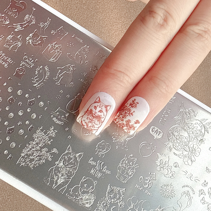 XMQ NAIL ART PLATAS DE STAMPIN - Nail Art Foto reseña y precio