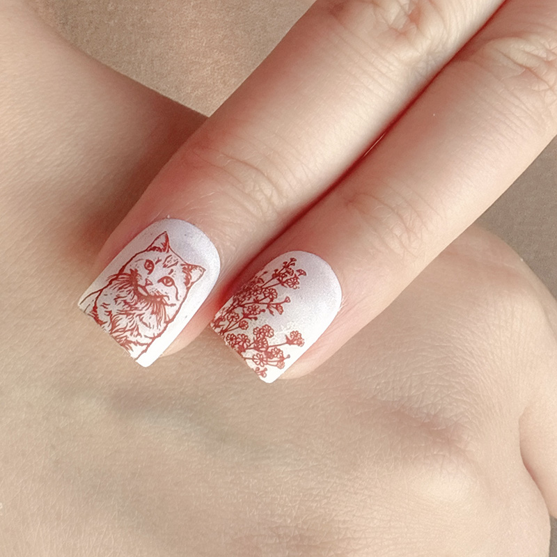 XMQ NAIL ART PLATAS DE STAMPIN - Nail Art Foto reseña y precio