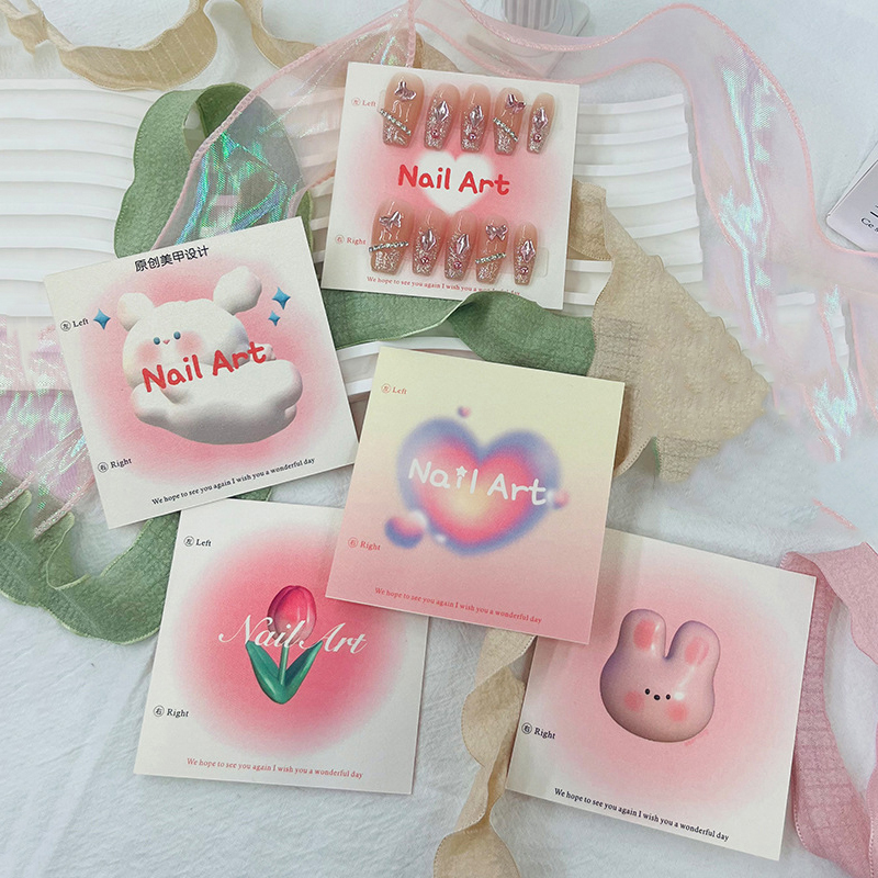 50 Uds 6,5x6,5 cm 8x8cm tarjet - Nail Art Pinterest reseña y precio