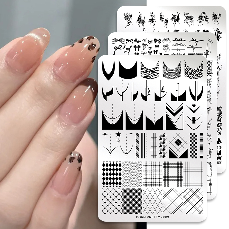 BORN PRETTY Hojas Flor Nail Ar - Nail Art Foto reseña y precio