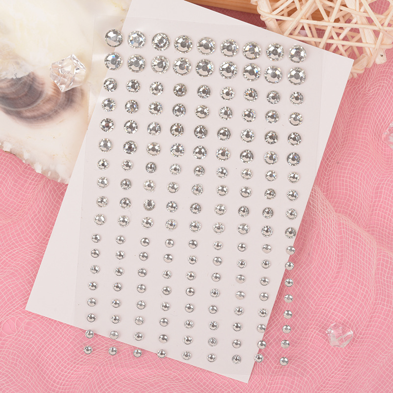 Diamantes de imitación blancos - Rhinestone Nail Gem reseña y precio