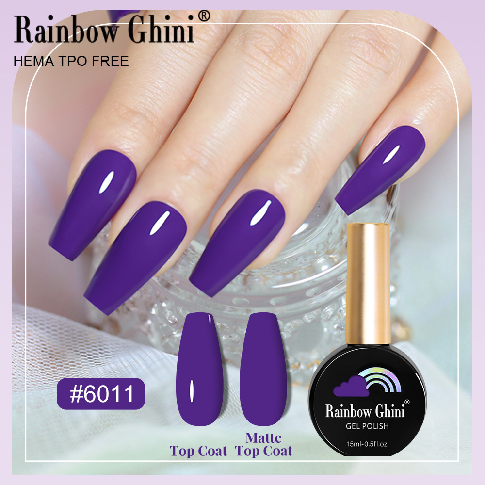 RG 15ml 17 colores serie púrpu - Nail Art Rainbow reseña y precio