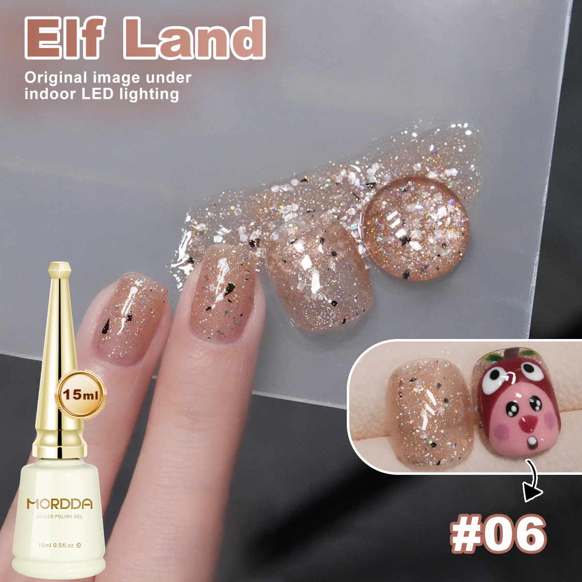 6 colores, 15 ml, esmalte de u - Nail Art Rainbow reseña y precio