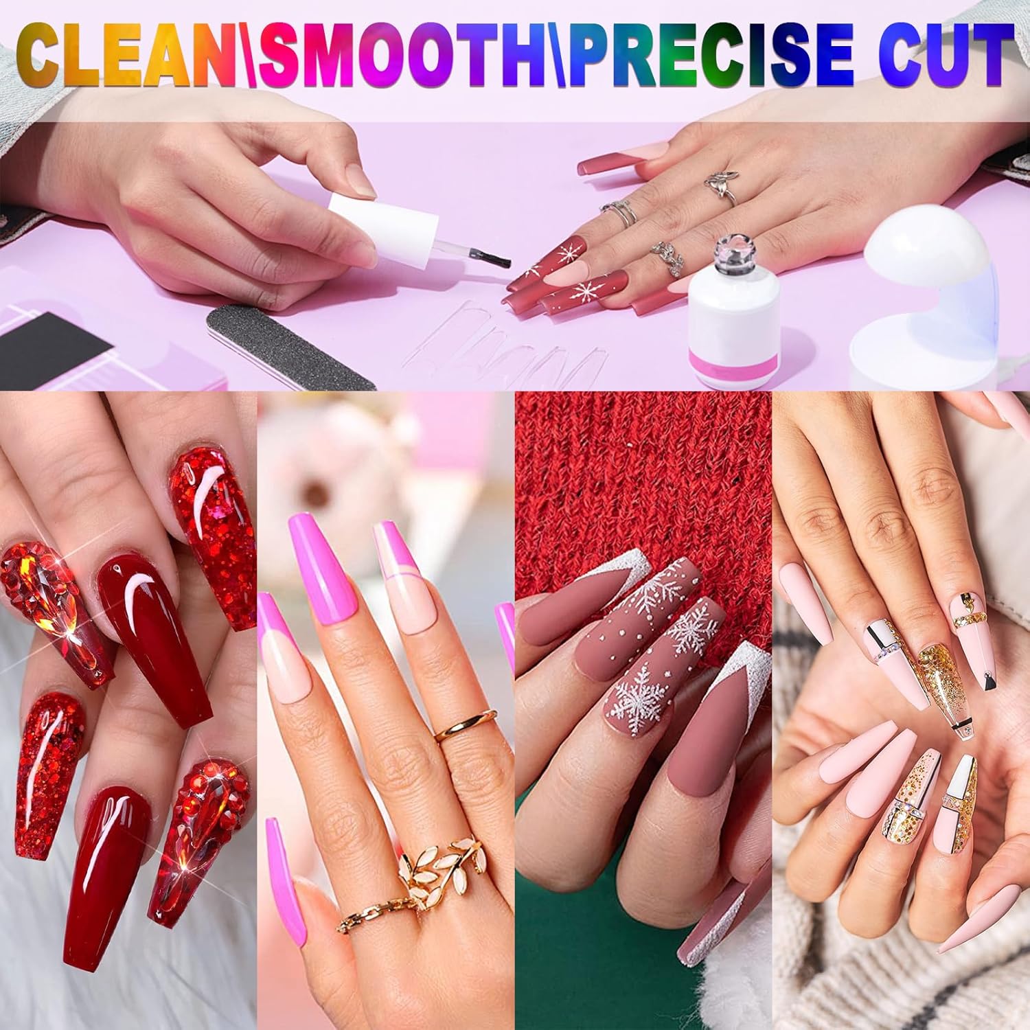 Cortauñas de acrílico con imán - Nail Art Rainbow reseña y precio
