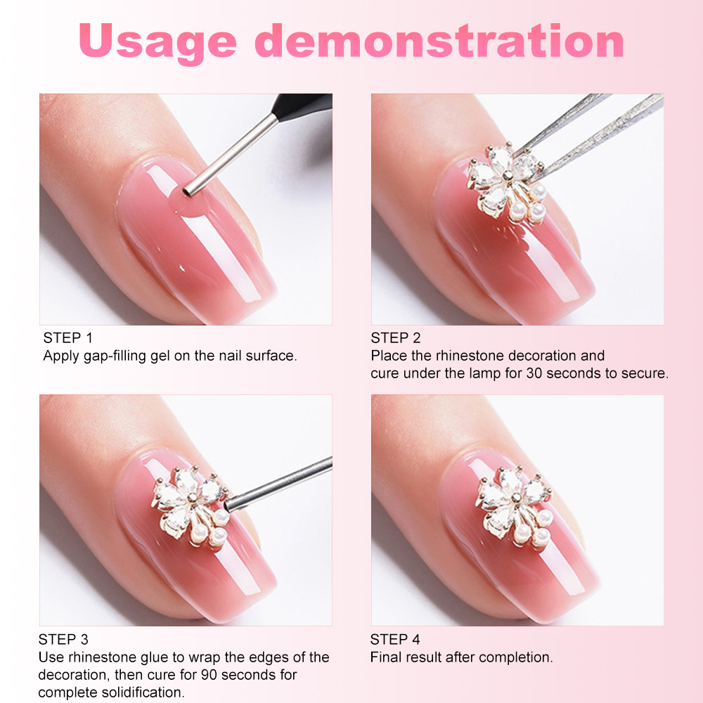 Pegamento para Piedras de Uñas - Rhinestone Nail Gem reseña y precio