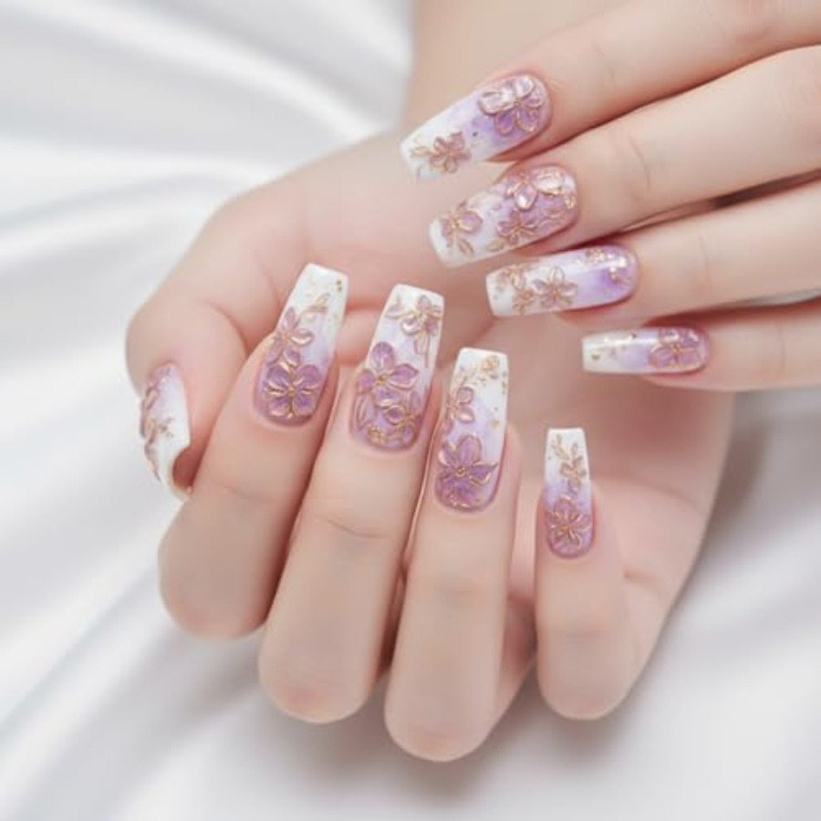 Molde de Uñas 3D con Flores, M - Nail Art Elegant reseña y precio