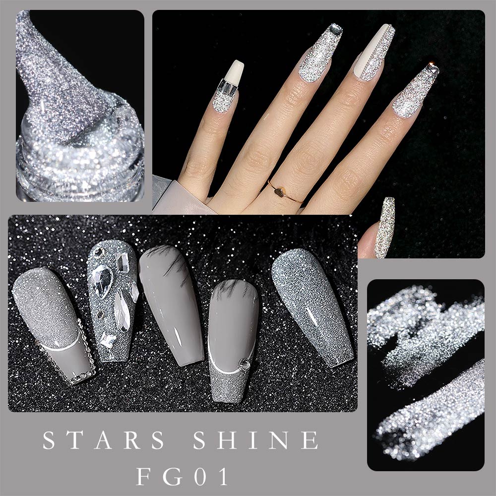 Canni Gel reflectante efecto b - Nail Art Rainbow reseña y precio