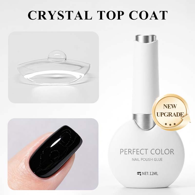 PERFECT COLOR Crystal Top Coat - Gel Top Coat reseña y precio