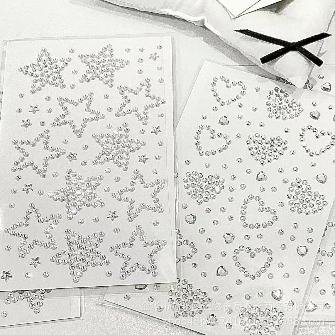 Pegatinas de diamantes de imit - Rhinestone Nail Gem reseña y precio