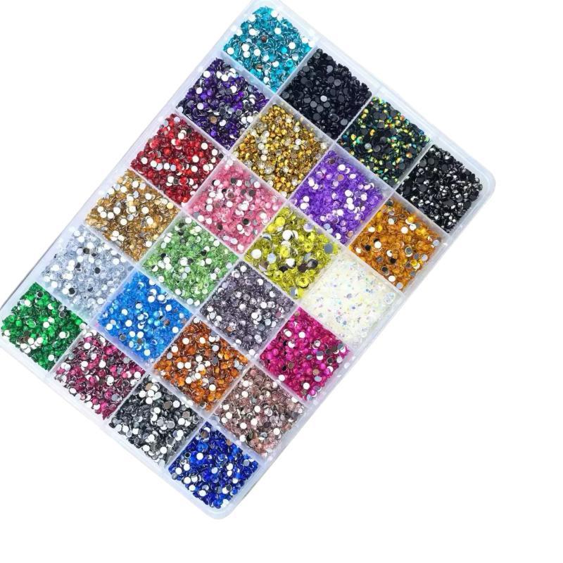 Kit de 15 colores de diamantes - Rhinestone Nail Gem reseña y precio