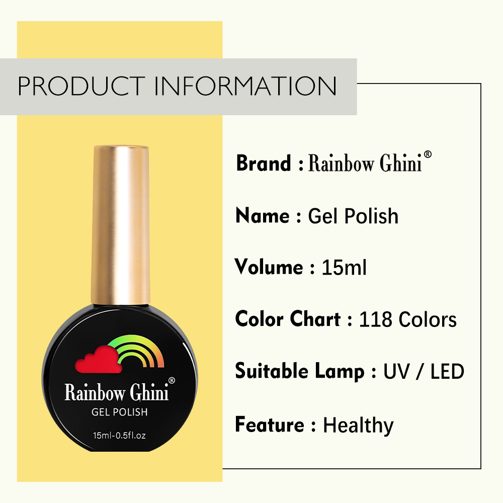RG 15ml HEMA TPO libre brillo  - Nail Art Rainbow reseña y precio