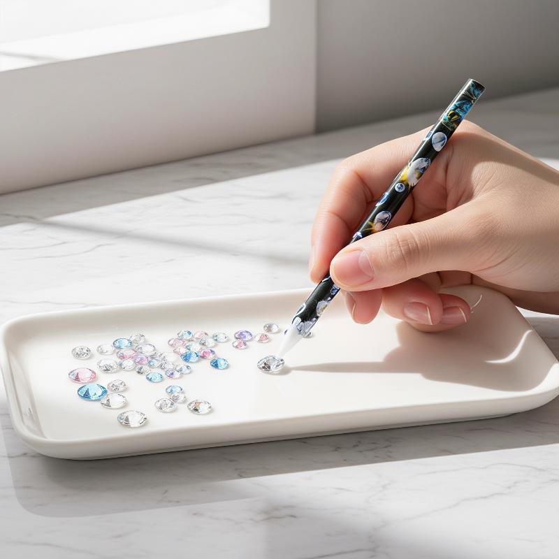 Lápiz para decoración de uñas, - Rhinestone Nail Gem reseña y precio