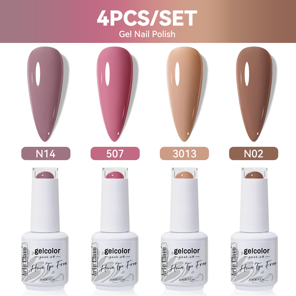 Arte Clavo 4 piezas/Set Esmalt - Nail Art Red Wine reseña y precio