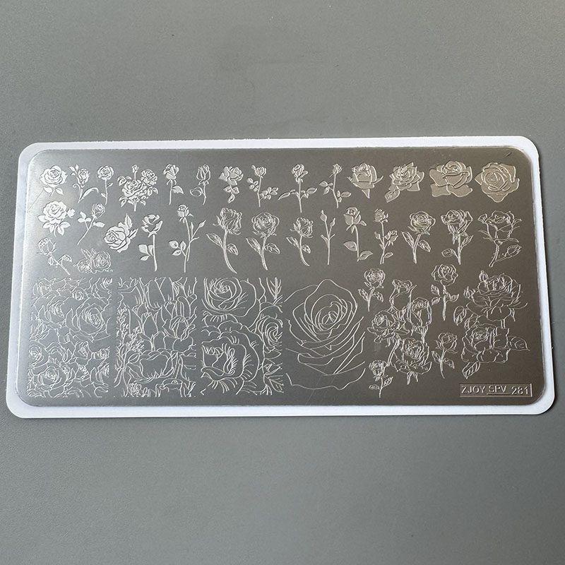 XMQ NAIL ART PLATAS DE STAMPIN - Nail Art Foto reseña y precio