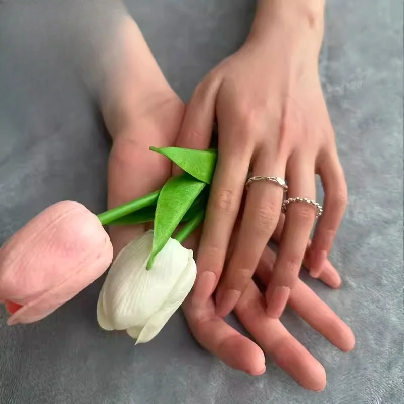 Modelo de mano de silicona par - Nail Art Foto reseña y precio